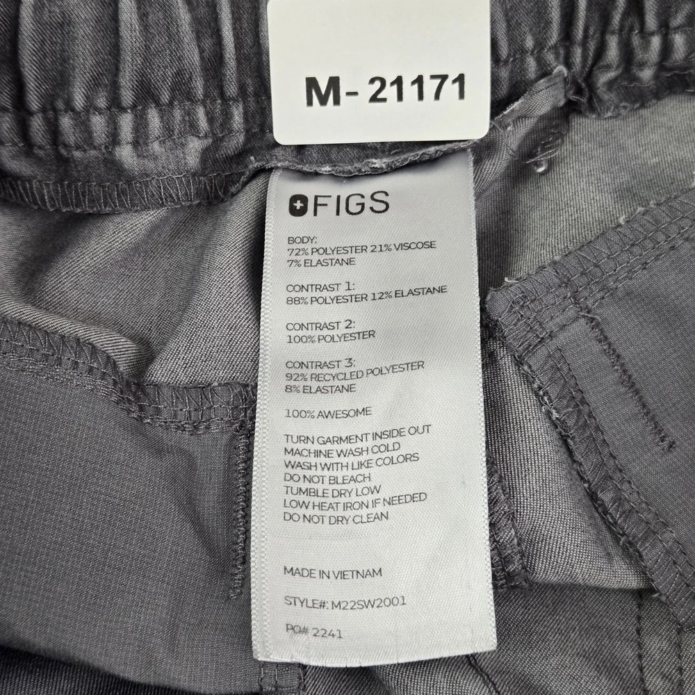 FIGS‎ Men Scrub Pants M Gray  Axion Jogger Technical Collection Pants